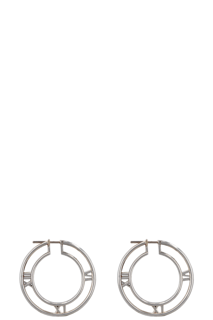 TIFFANY&amp;CO. Atlas Horizontal Bracelet And Earrings Silver