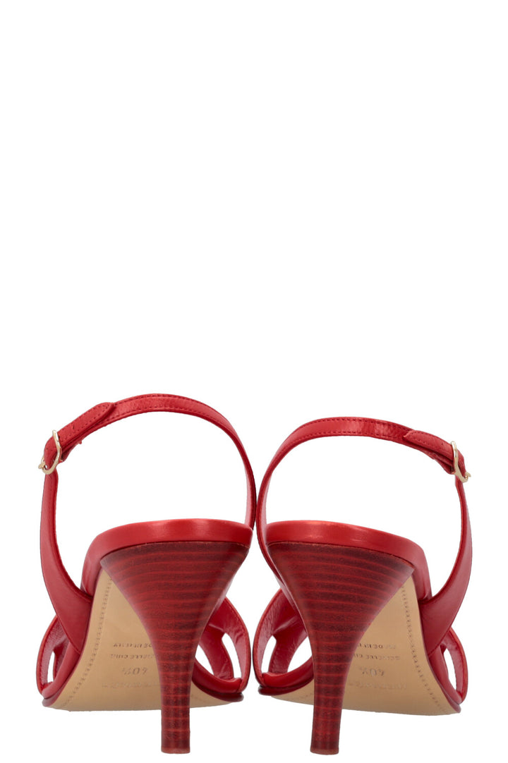 HERMÈS Holy Heels Leather Red