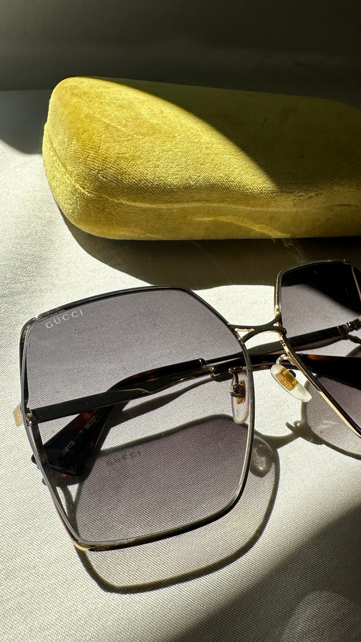 GUCCI Sunglasses GG0817S Gold