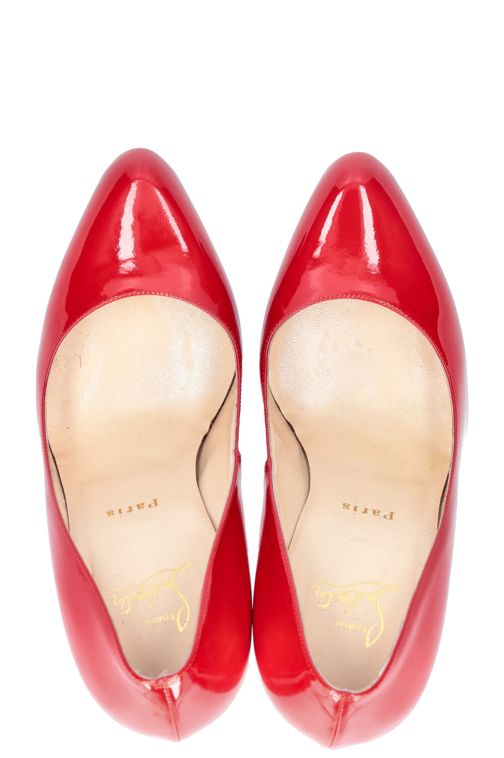 CHRISTIAN LOUBOUTIN Talons hauts Rouge Verni – REAWAKE