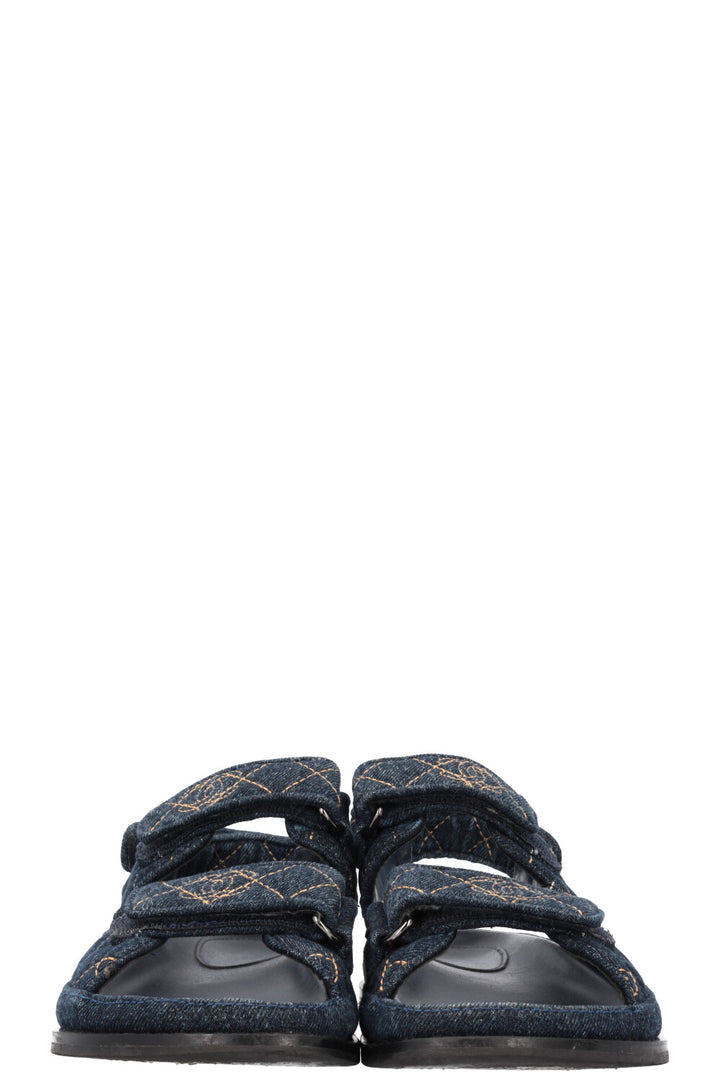 CHANEL Dad Sandals Denim