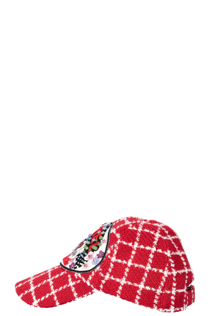 CHANEL Monaco Knit Cap Red