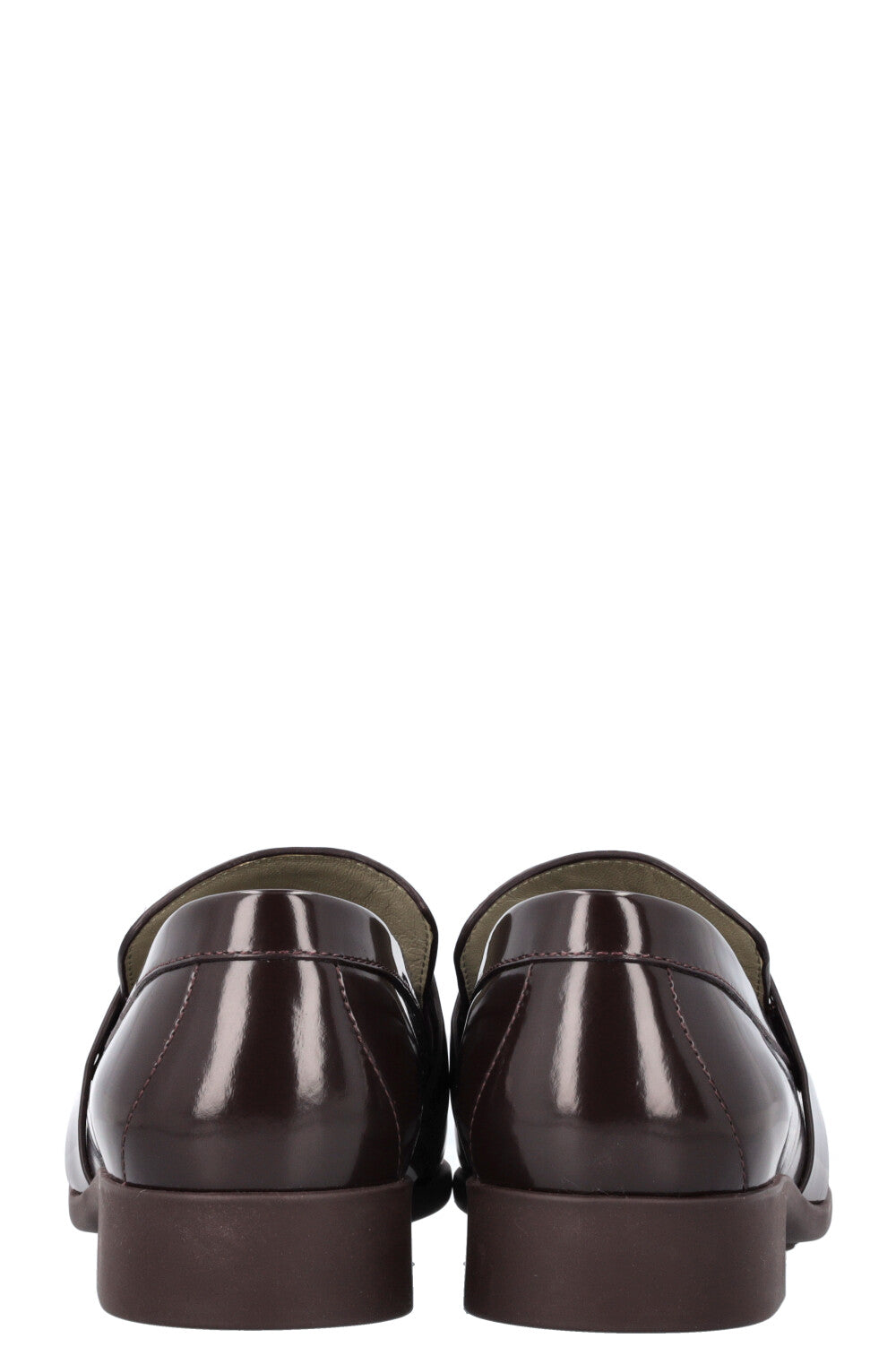 BOTTEGA VENETA Buckled Loafers Eggplant