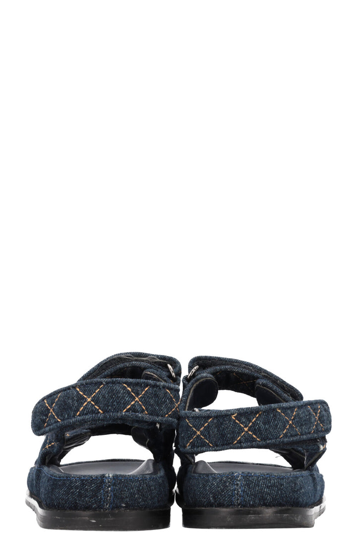 CHANEL Dad Sandals Denim