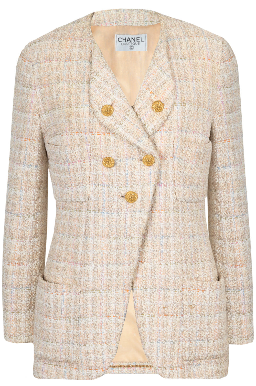 CHANEL Jacket Tweed Multicolor 94P