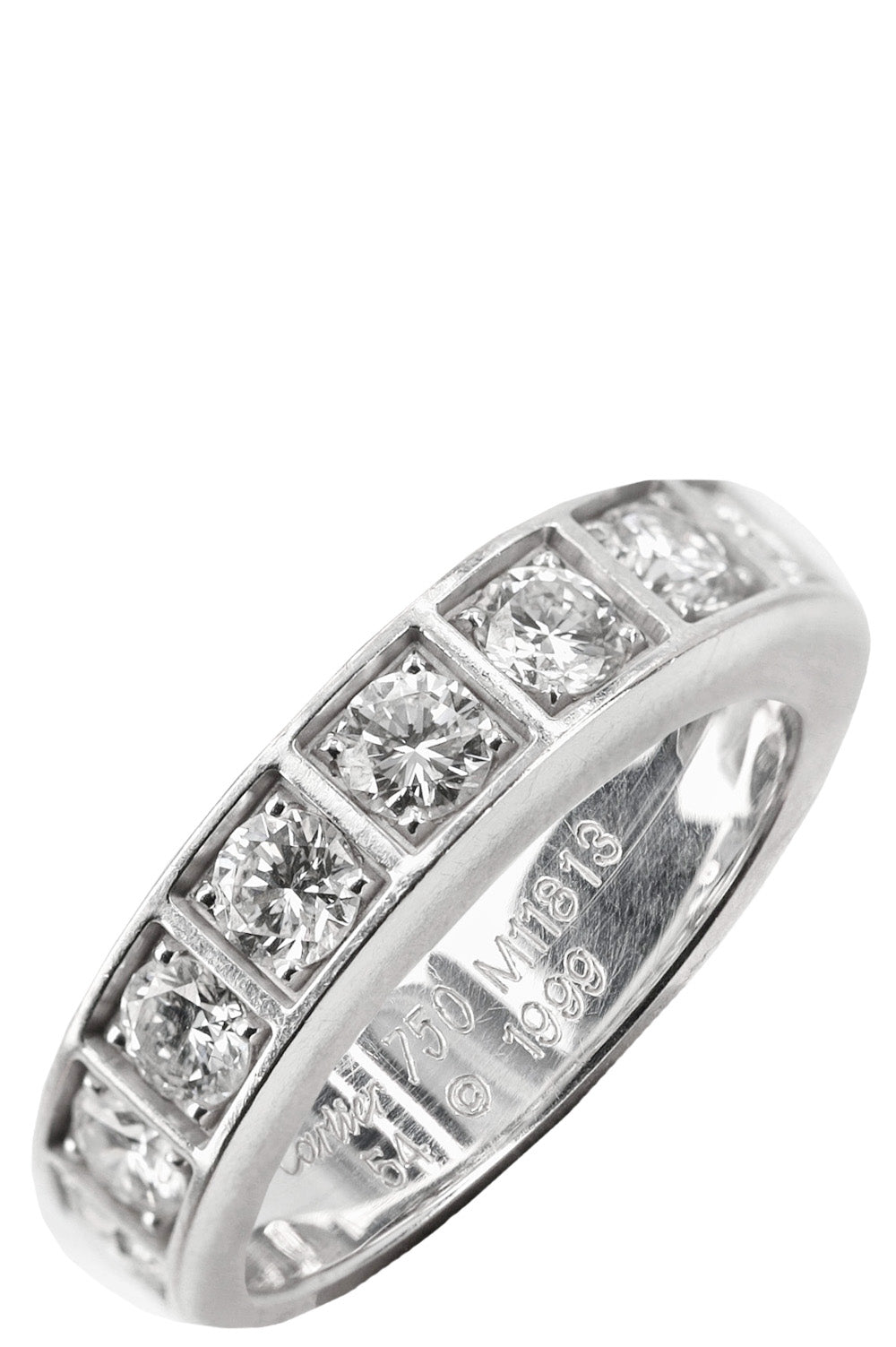 CARTIER Tectonic Ring White Gold Diamonds