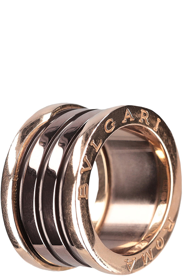BVLGARI B.Zero1 Ring Rose Gold &amp; Ceramic