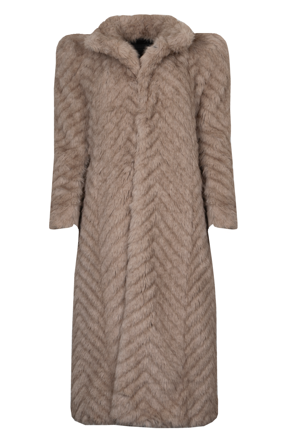 BALENCIAGA Faux Fur Coat Beige – REAWAKE - Main Image