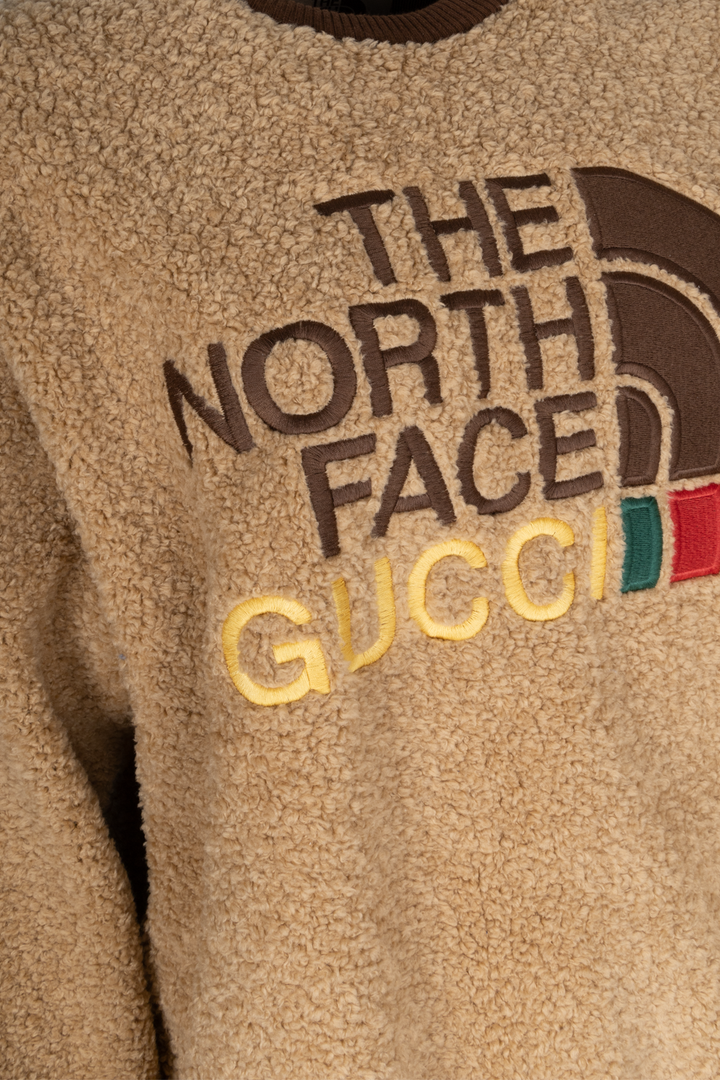 GUCCI x North Face Teddy Sweater Brown