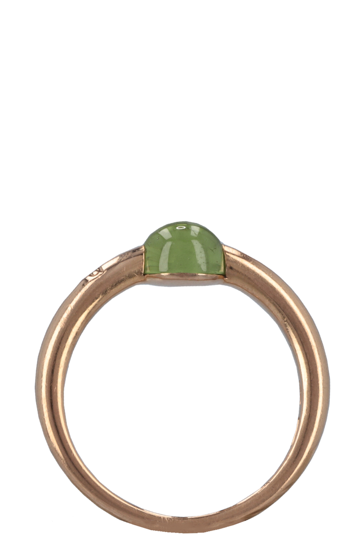 POMELLATO M'ama Non M'ama Ring 18k Rose Gold Peridot