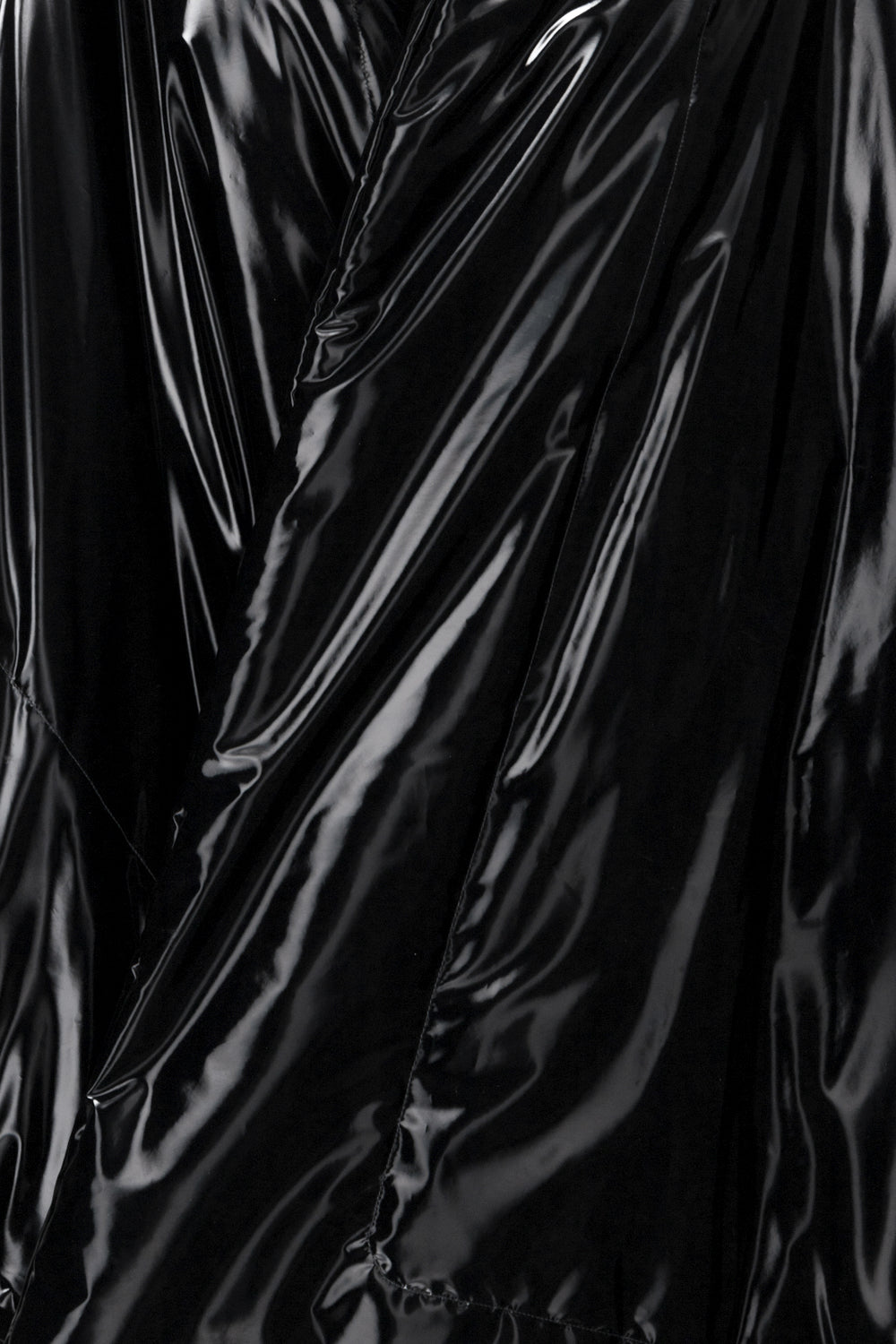 SAINT LAURENT 2022 Oversized Coat Shiny Black