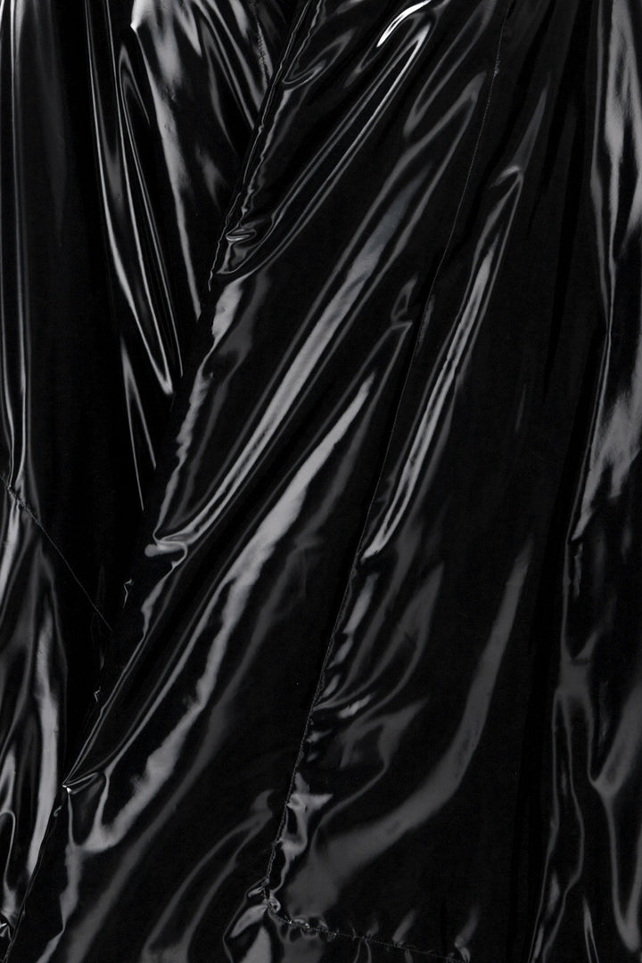 SAINT LAURENT 2022 Oversized Coat Shiny Black