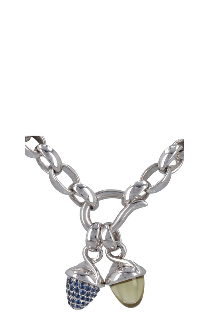 TAMARA COMOLLI Mikado Bouquet Bracelet White Gold and Extra Pendant