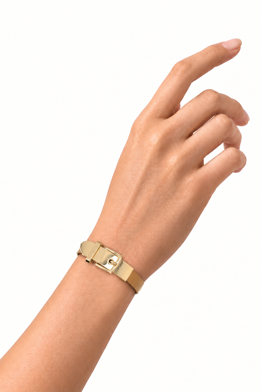 HERMÈS Java Wrap Bracelet Leather Brown