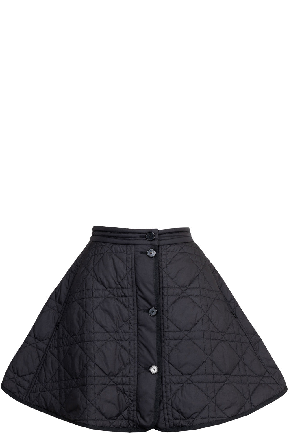 CHRISTIAN DIOR Macrocannage Skirt Black