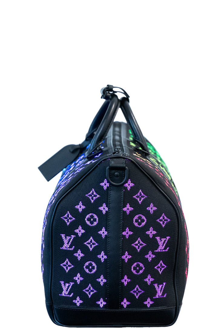 LOUIS VUITTON Light Up Keepall 50 Noir