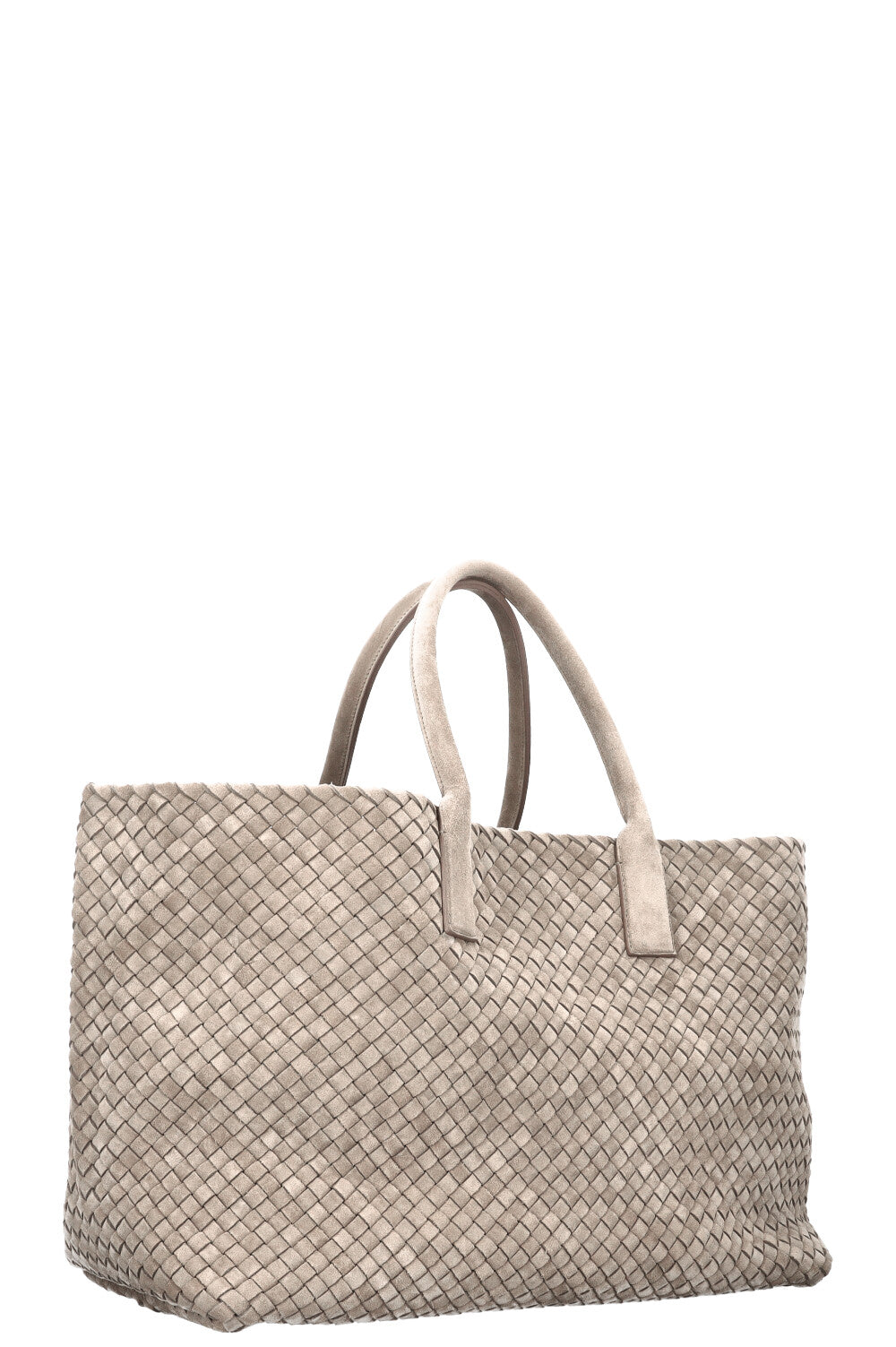 トートバッグ BOTTEGA VENETA Biscuit Suede Large Cabat Shopping Bag BOTTEGA VENETA Large Cabat Tote Suede Sage – REAWAKE