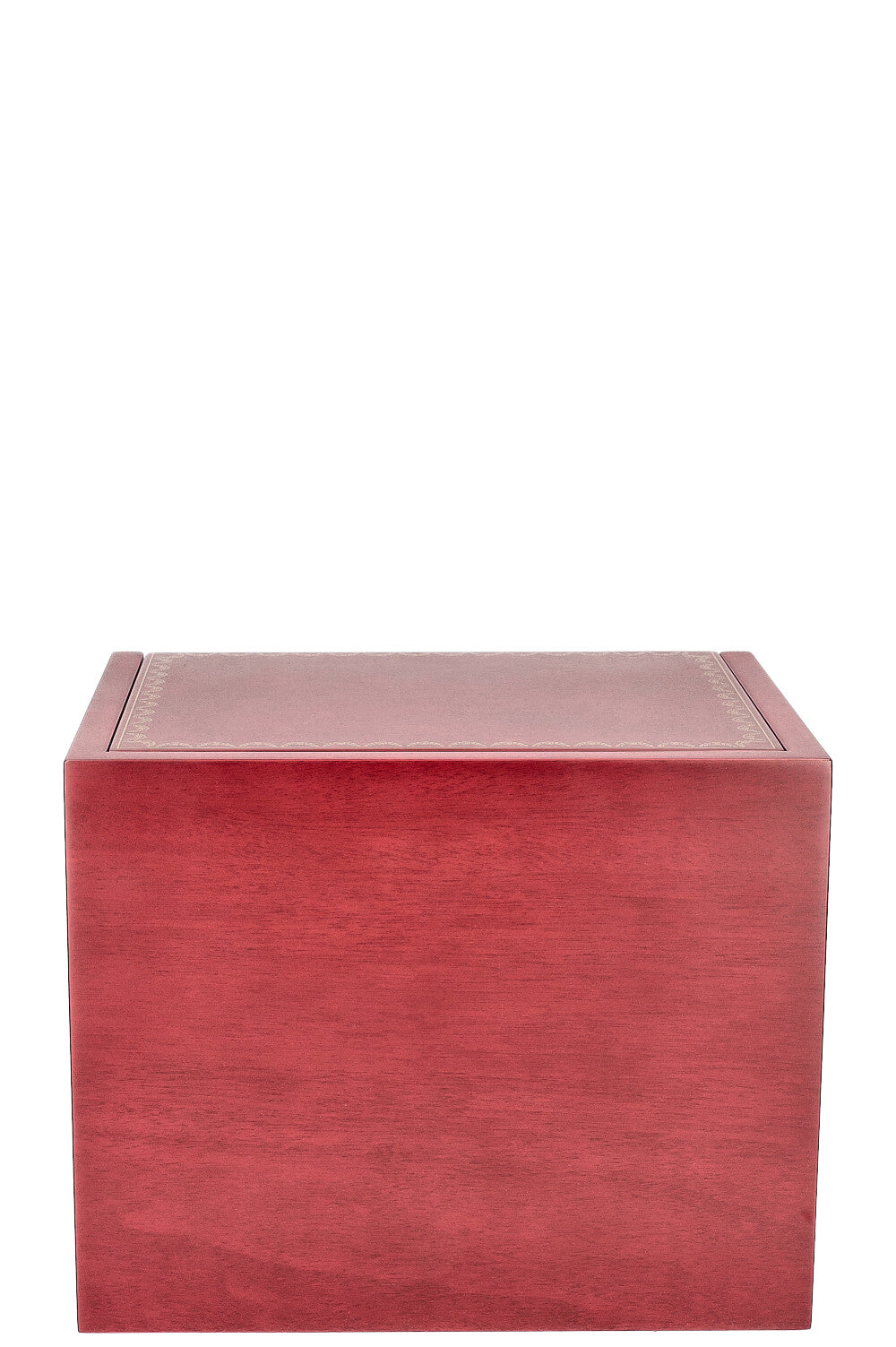 CARTIER Jewelry Box Wood Red