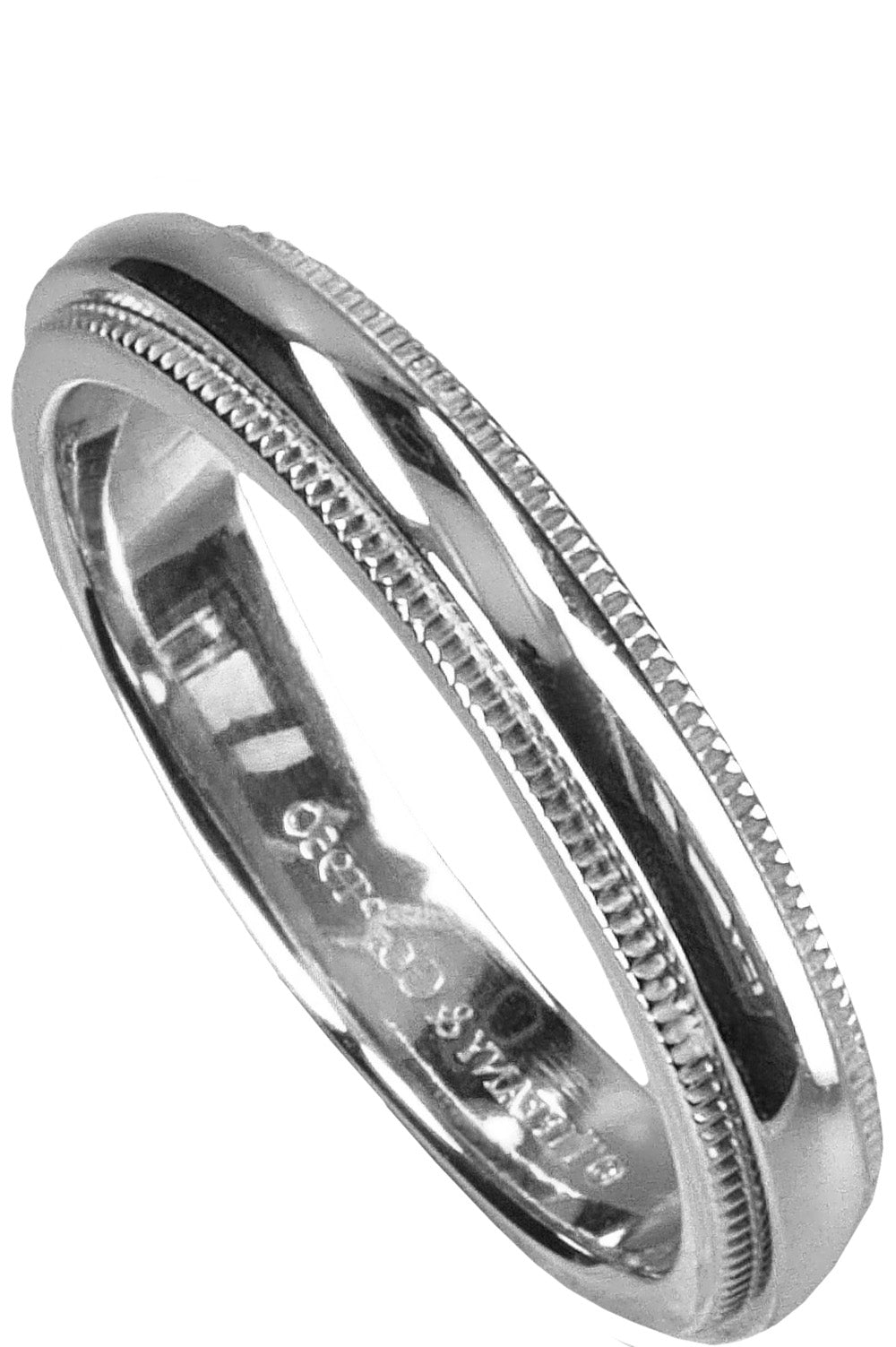 TIFFANY&CO. Milgrain Platin Ring