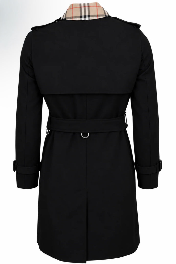 BURBERRY Montrose Short Coat Cotton Black