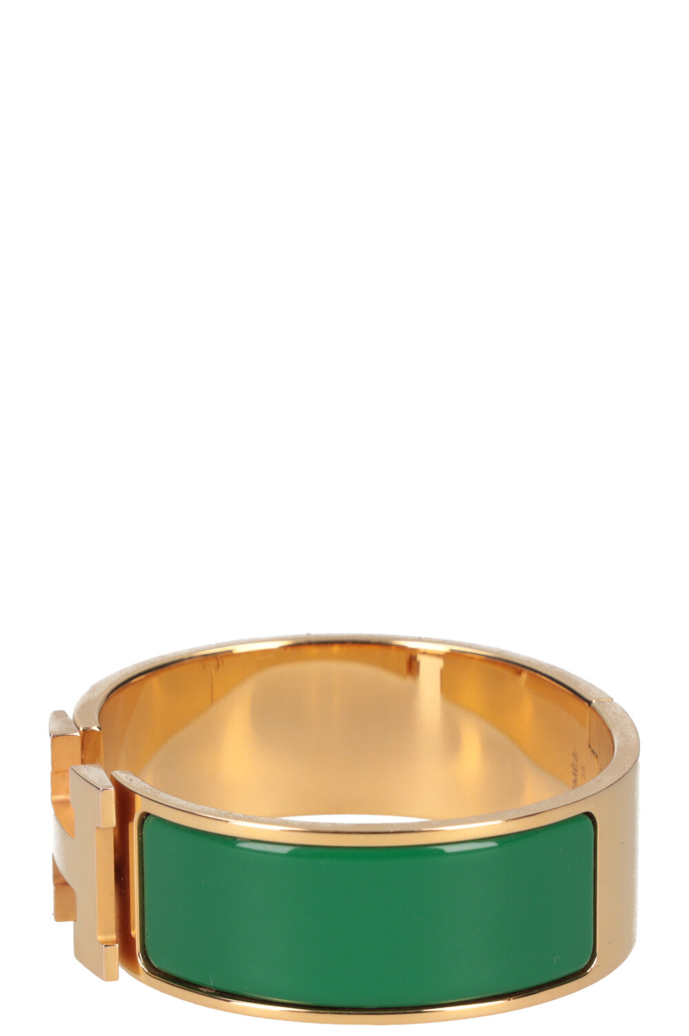 HERMÈS Clic Clac H Bracelet Green