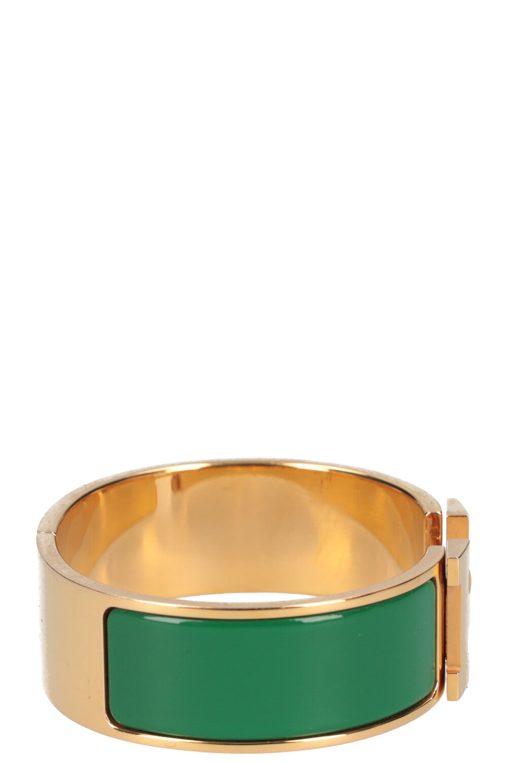 HERMÈS Clic Clac H Bracelet Green