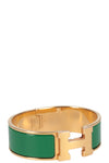 HERMÈS Clic Clac H Bracelet Green