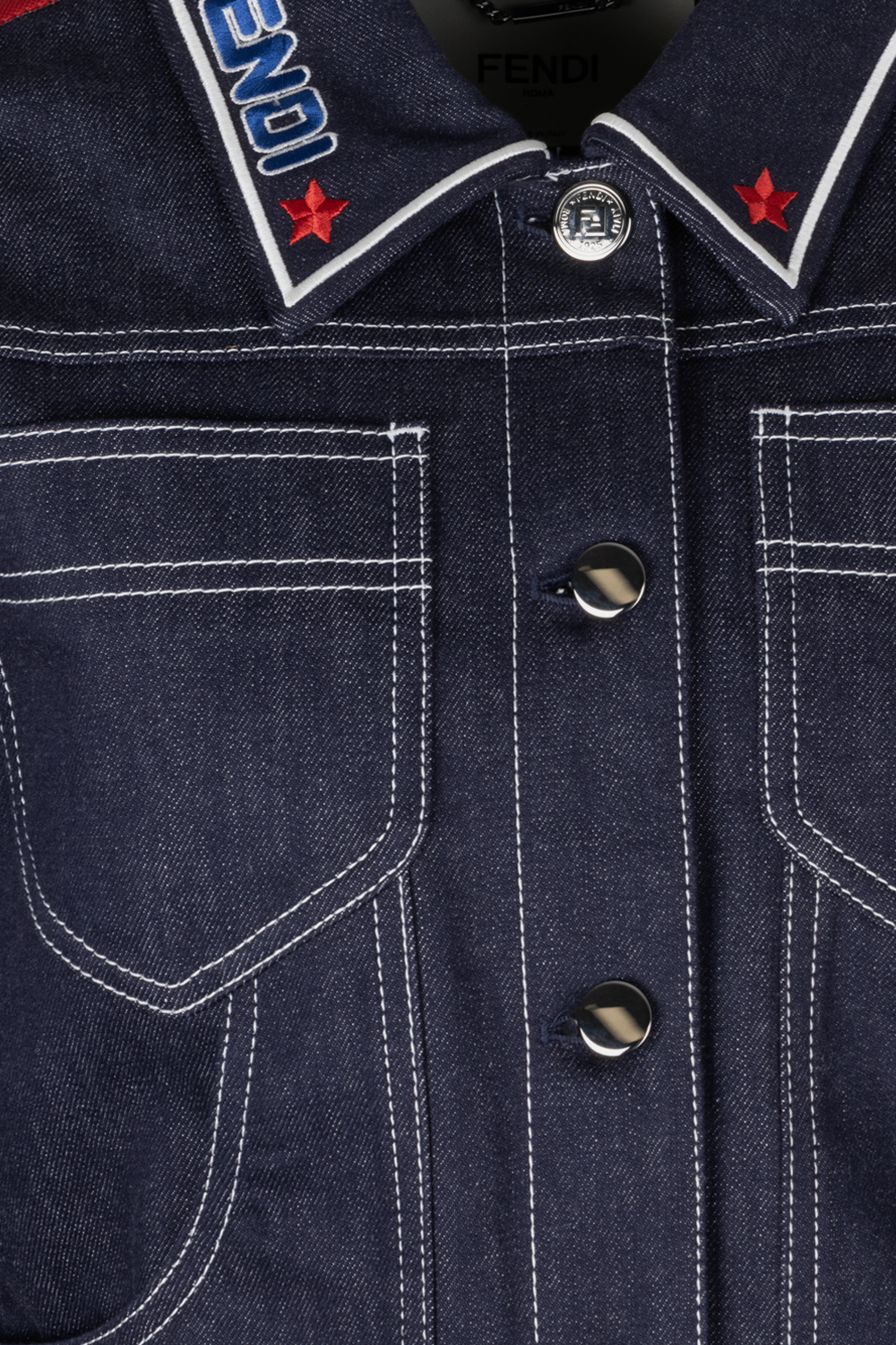「FENDI × FILAコラボ」デニムコート FENDI × FILAコラボ」デニムコート FENDI × FILAコラボ」デニムコート