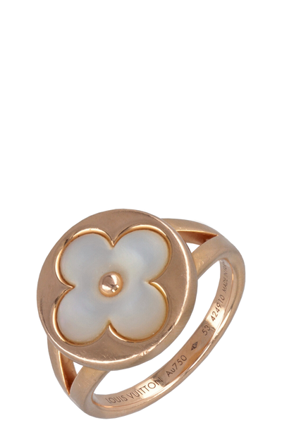 LOUIS VUITTON Color Blossom Ring Rose Gold Mother of Pearl – REAWAKE