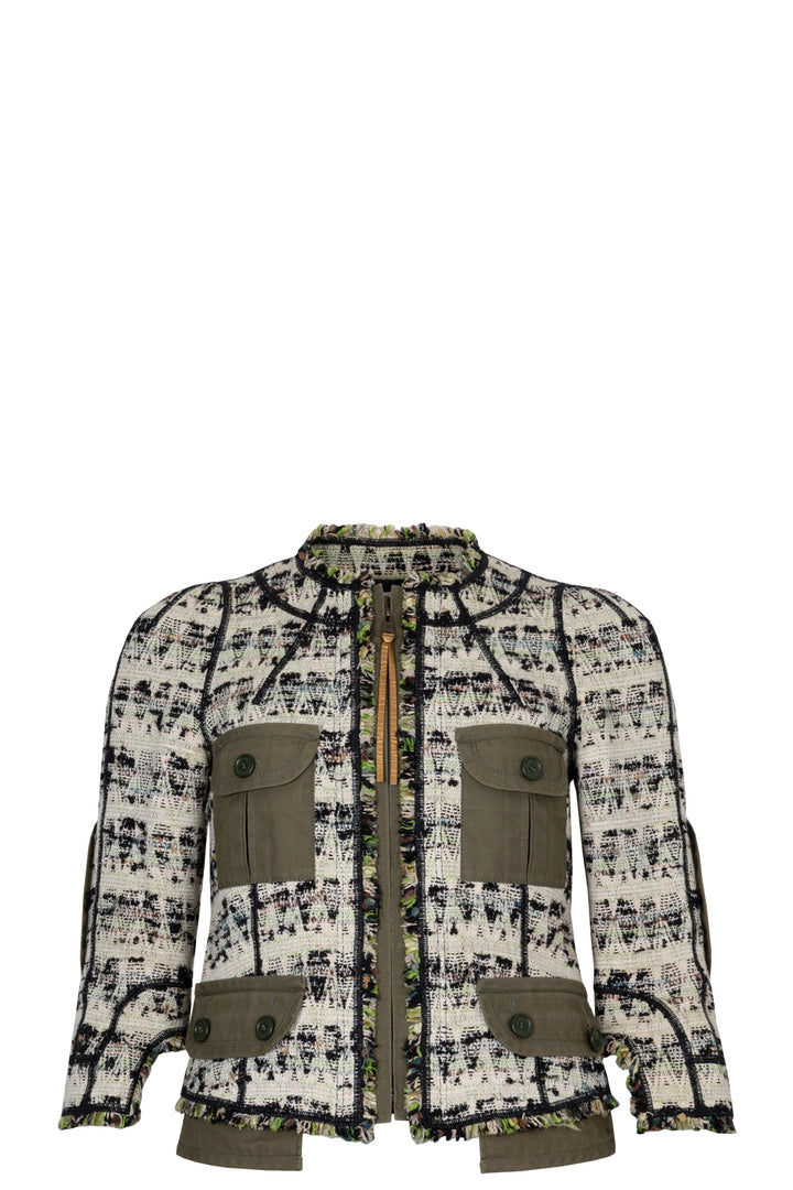 LOUIS VUITTON 2010 Tweed Two Piece Green