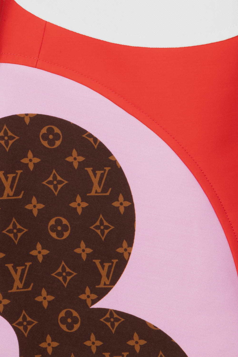 LOUIS VUITTON Blossom Wrap Skirt Red