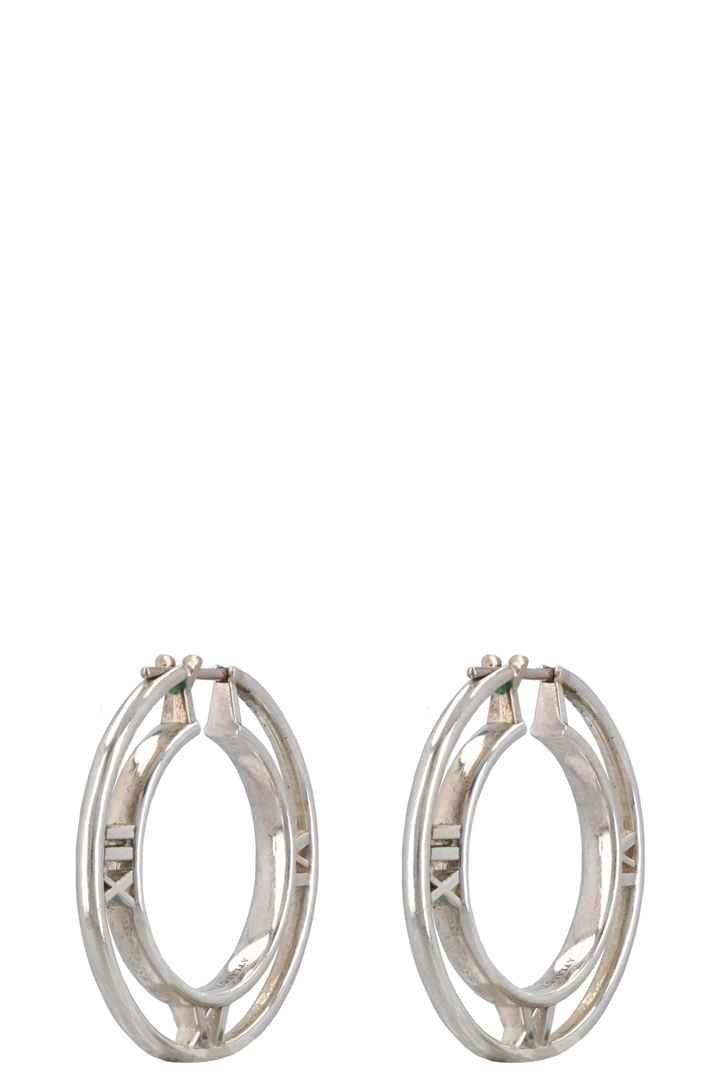TIFFANY&amp;CO. Atlas Horizontal Bracelet And Earrings Silver