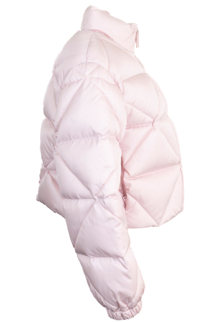 PRADA Diamond Stitch Cropped Puffer Jacket