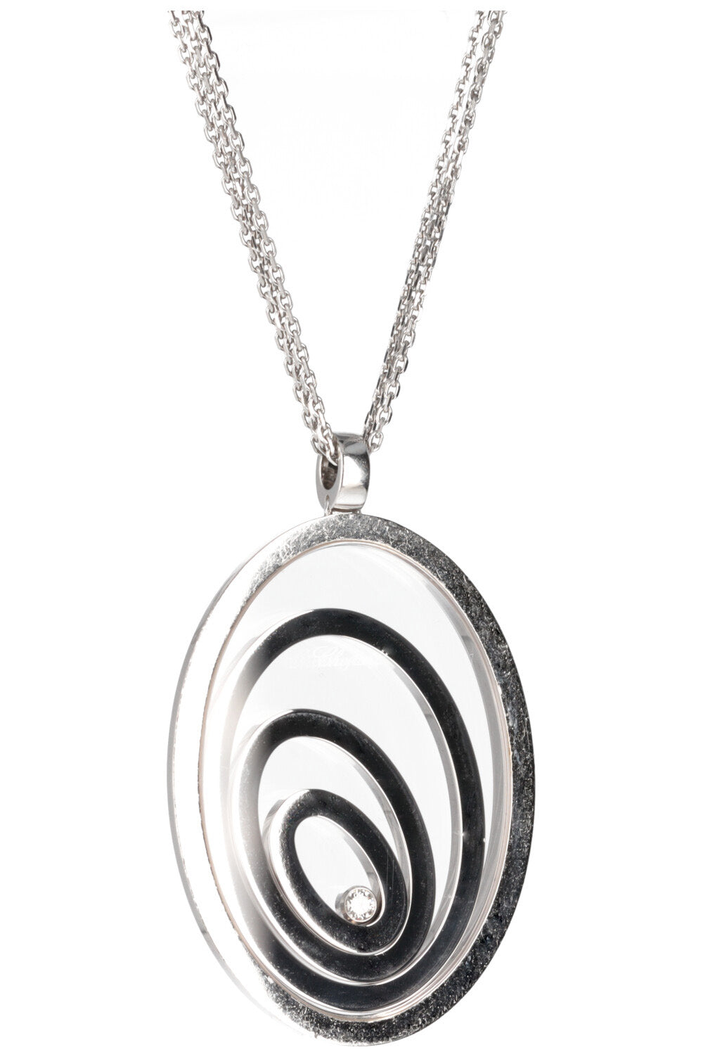 CHOPARD Happy Spirit Necklace White Gold