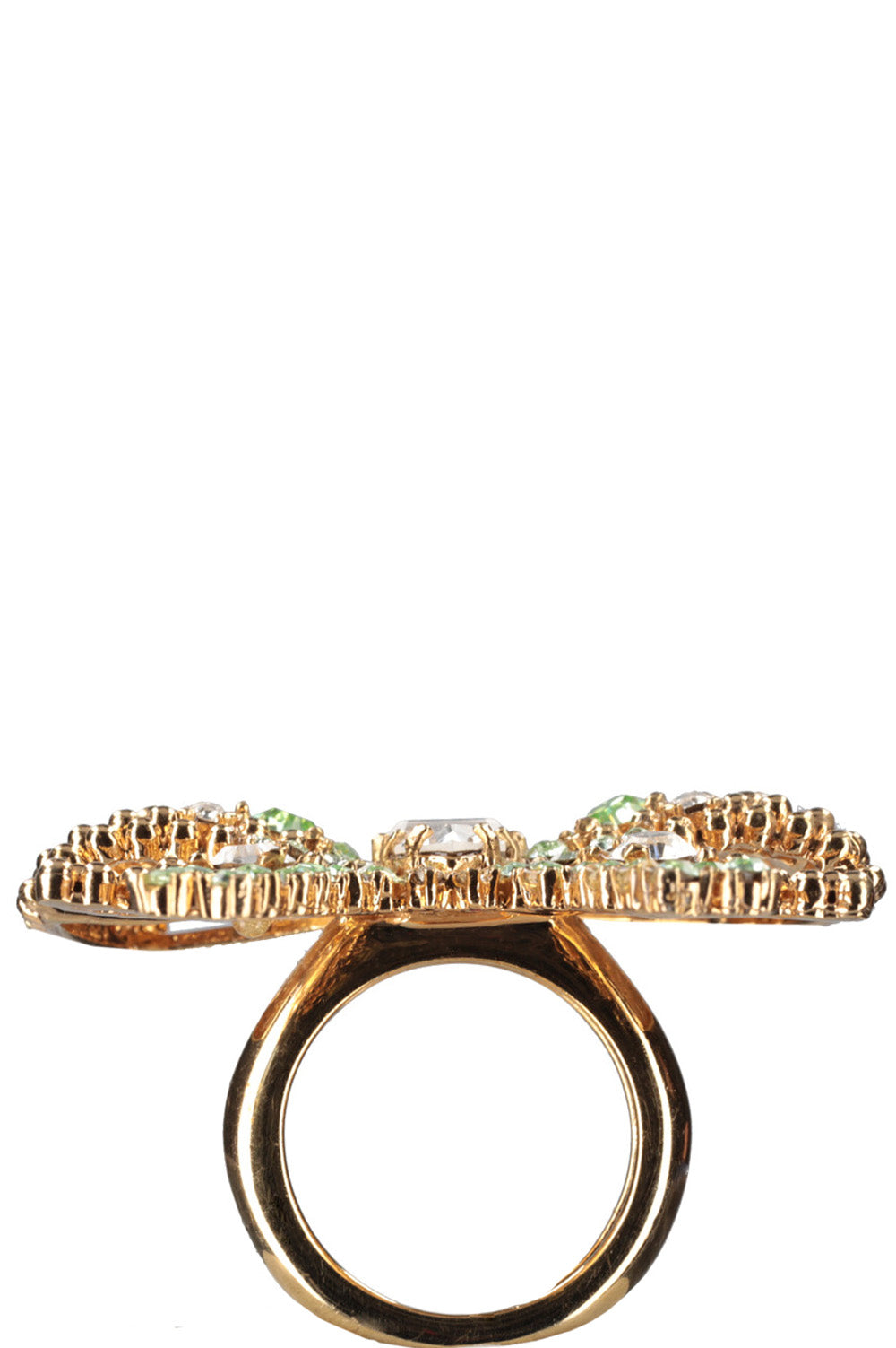 MIU MIU Bow Crystal Ring