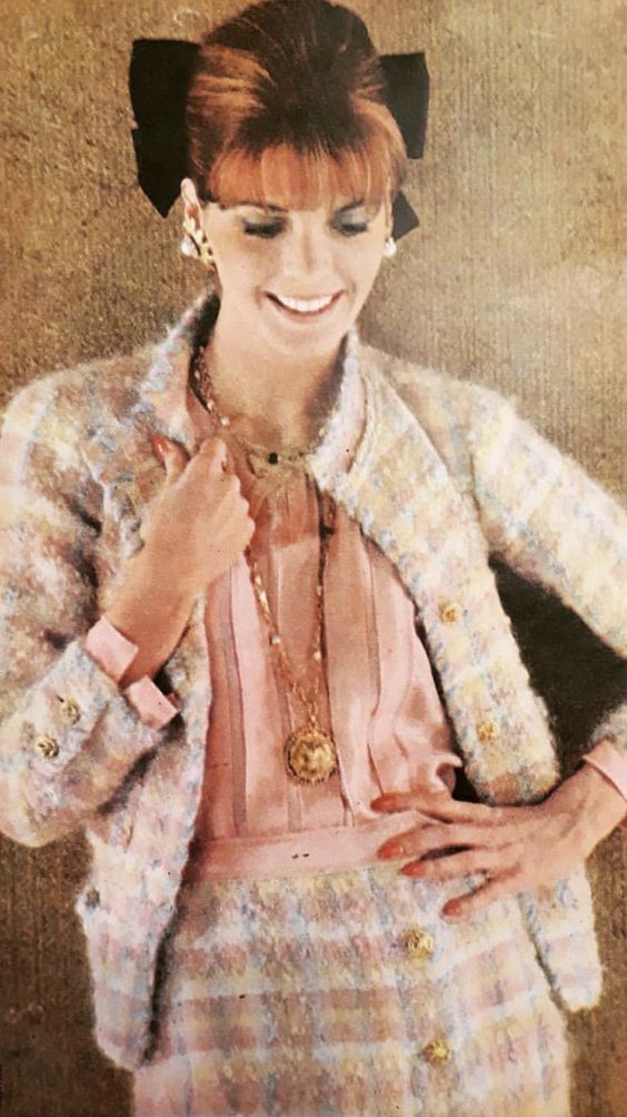 CHANEL Haute Couture Coat Tweed Multicolor