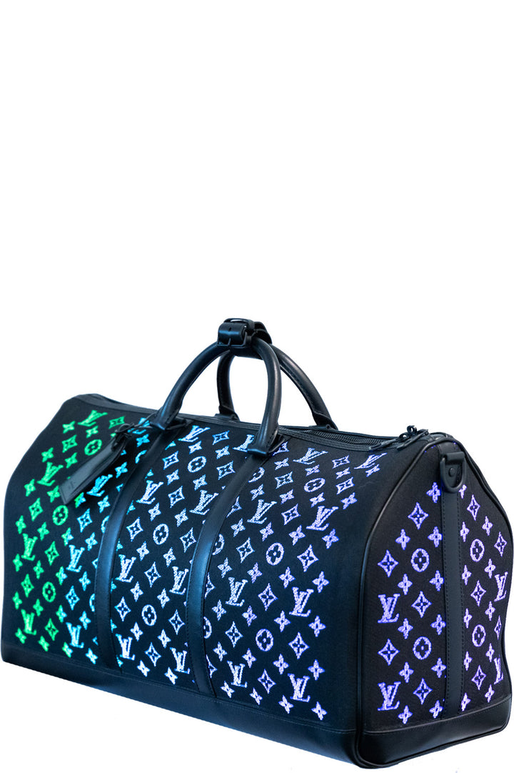 LOUIS VUITTON Light Up Keepall 50 Noir