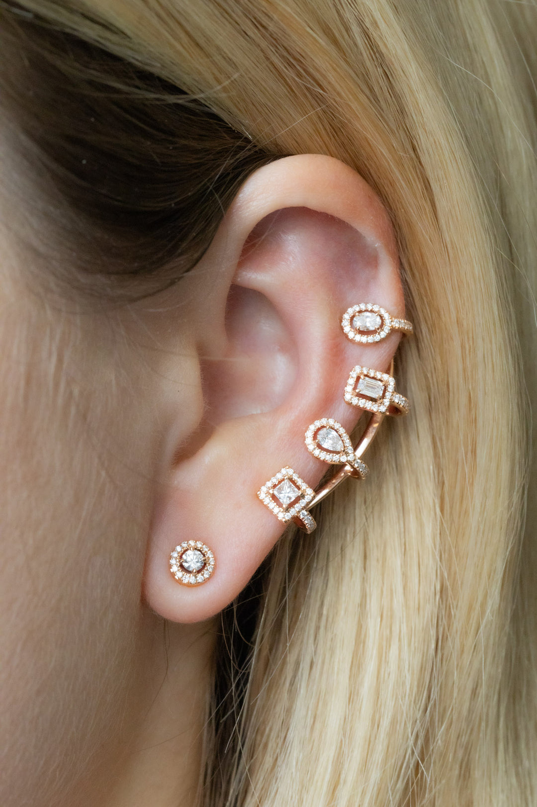 MESSIKA My Twin 18k Rosegold Earrings