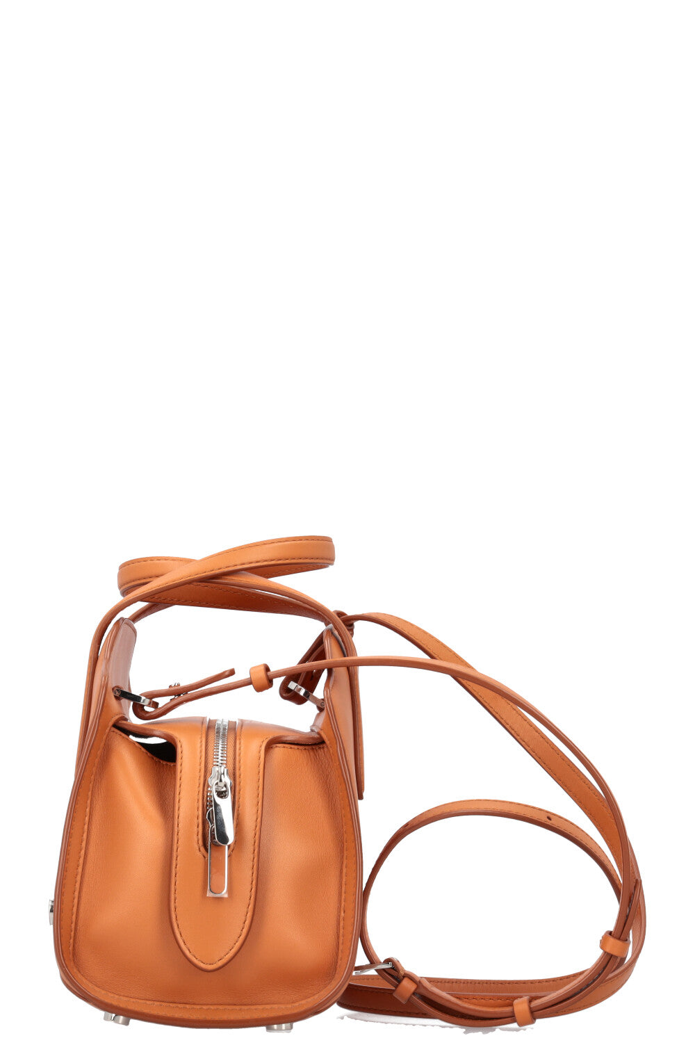 LORO PIANA Sesia Crossbody Bag Micro Orange