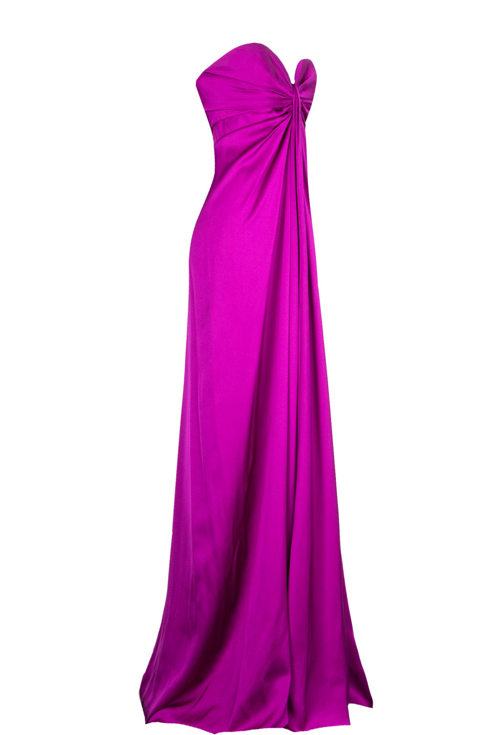 YSL Edition Soir Dress Silk Purple REAWAKE YSL Edition Soir Dress Silk Purple REAWAKE