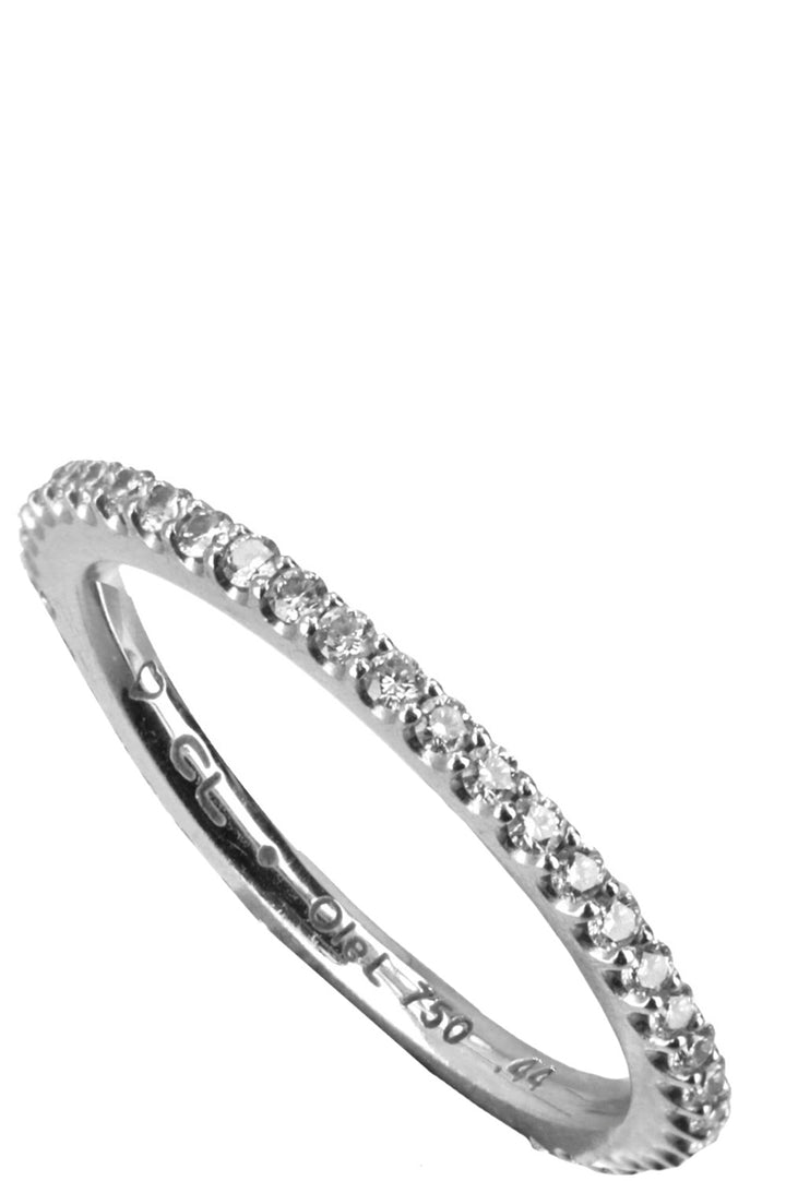 OLE LYNGGAARD 18k White Gold Loveband Ring