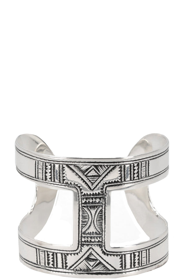 HERMÈS Ano Tuareg Bracelet Silver