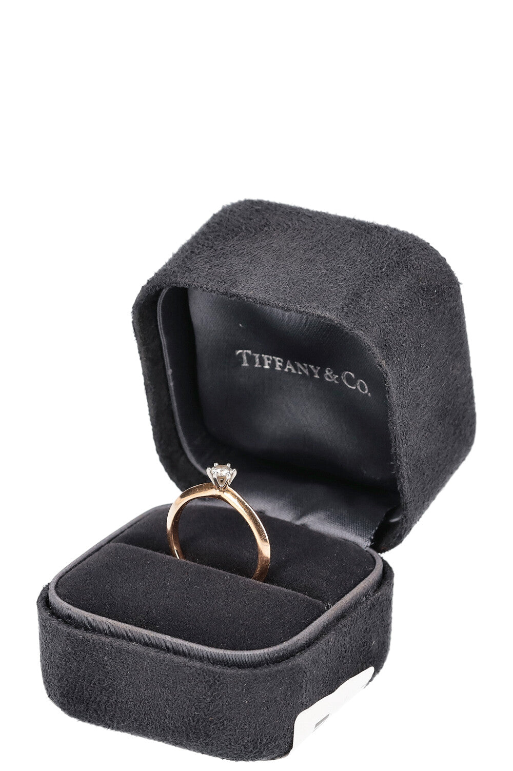 TIFFANY&CO. Solitaire Ring 0.19 Carat 750 Gold