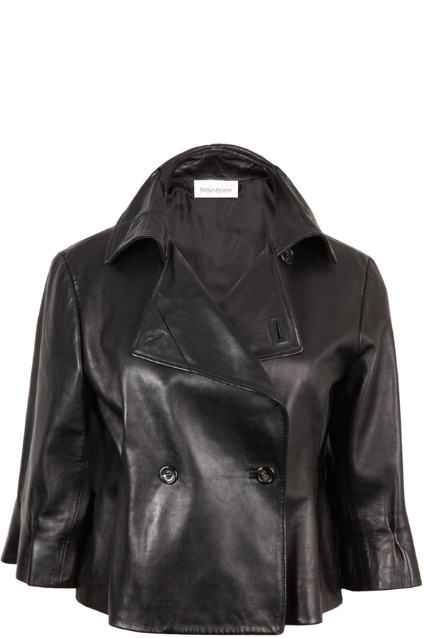 Blouson Cuir SAINT LAURENT Noir