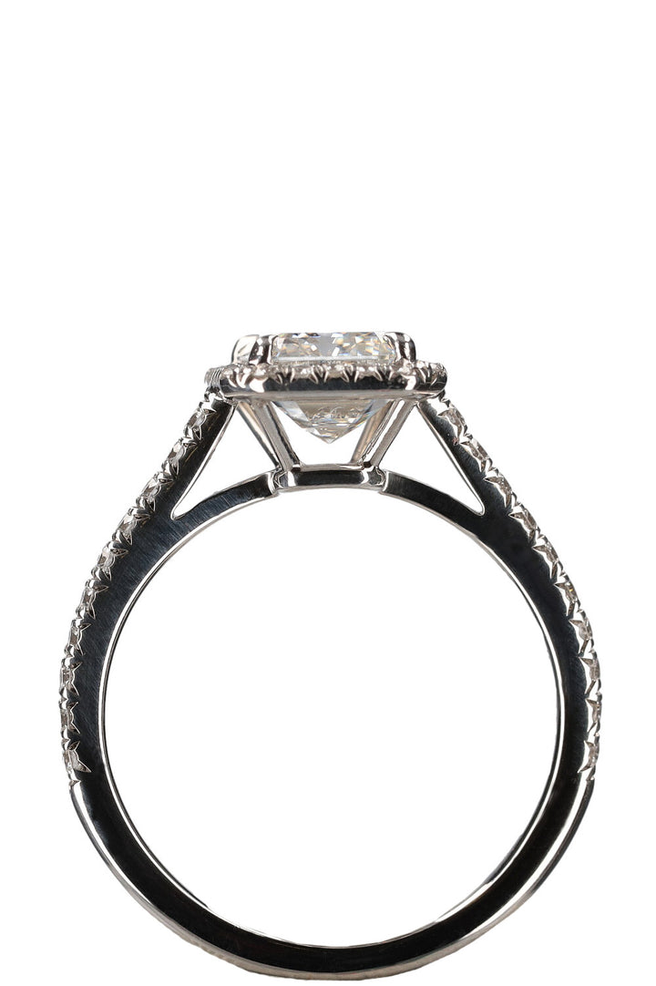 TIFFANY&CO. Soleste Ring Emerald Cut Platin Diamond