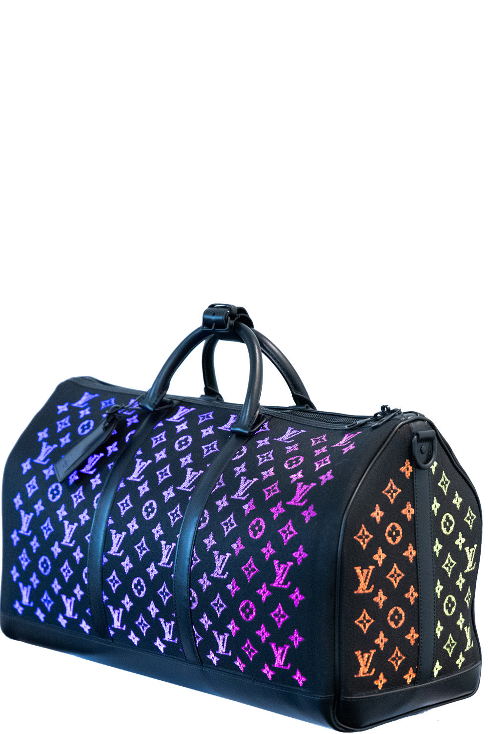 LOUIS VUITTON Light Up Keepall 50 Noir