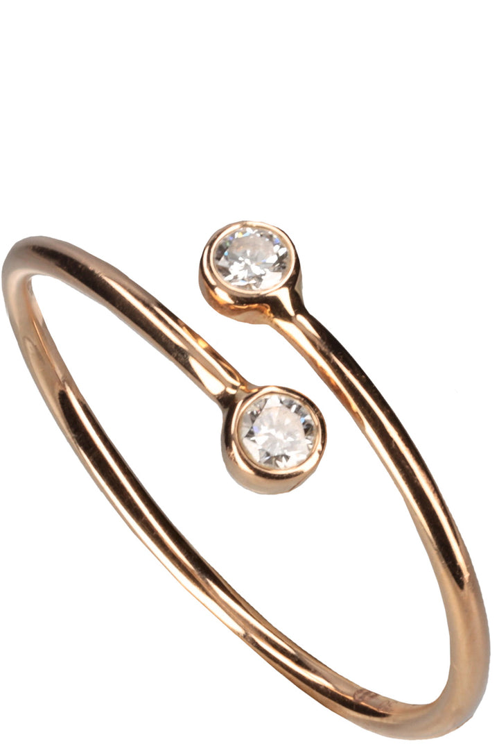 TIFFANY&C0 Hoop Ring Rose Gold Diamonds