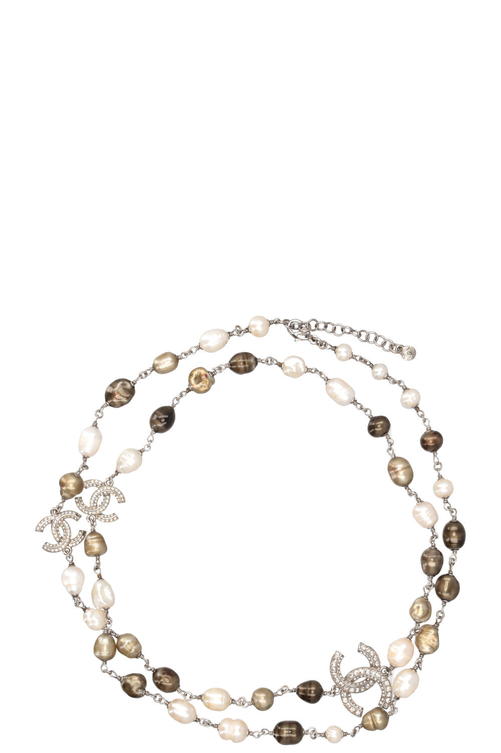 CHANEL 2012 Pearl CC Necklace