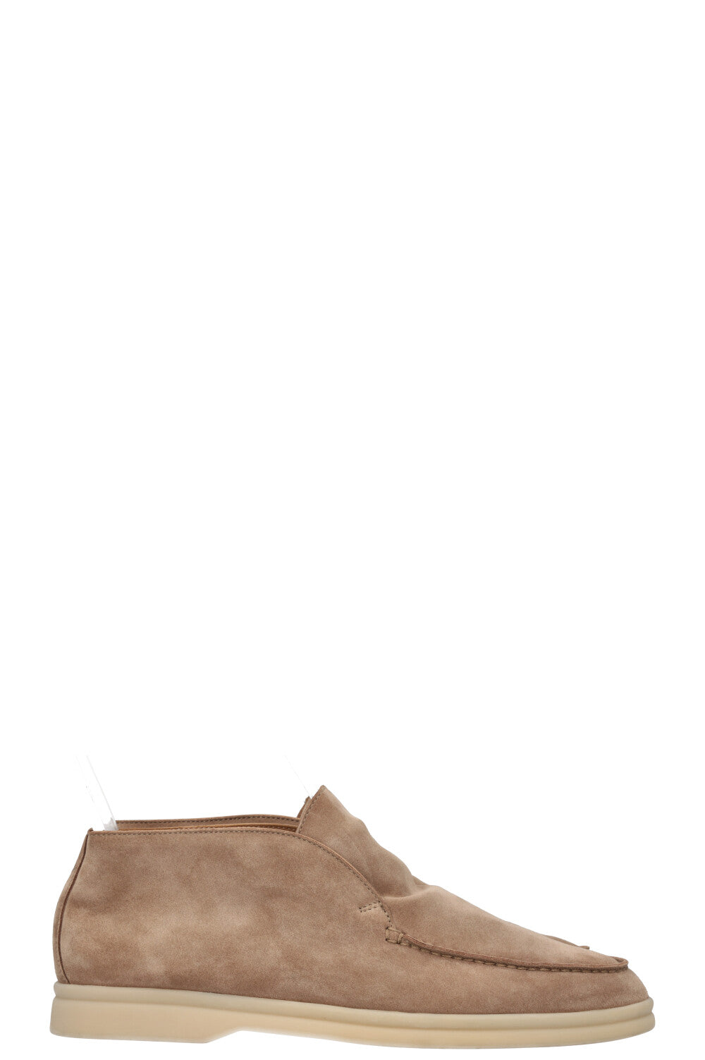 LORO PIANA Open Walk Ankle Boots Beige