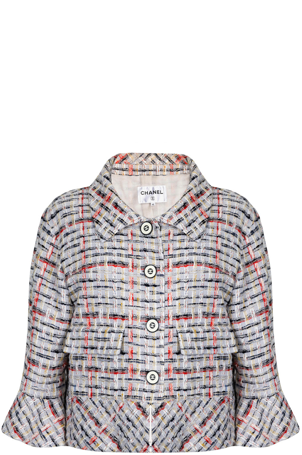 CHANEL 18P Tweed Jacket Multicolor